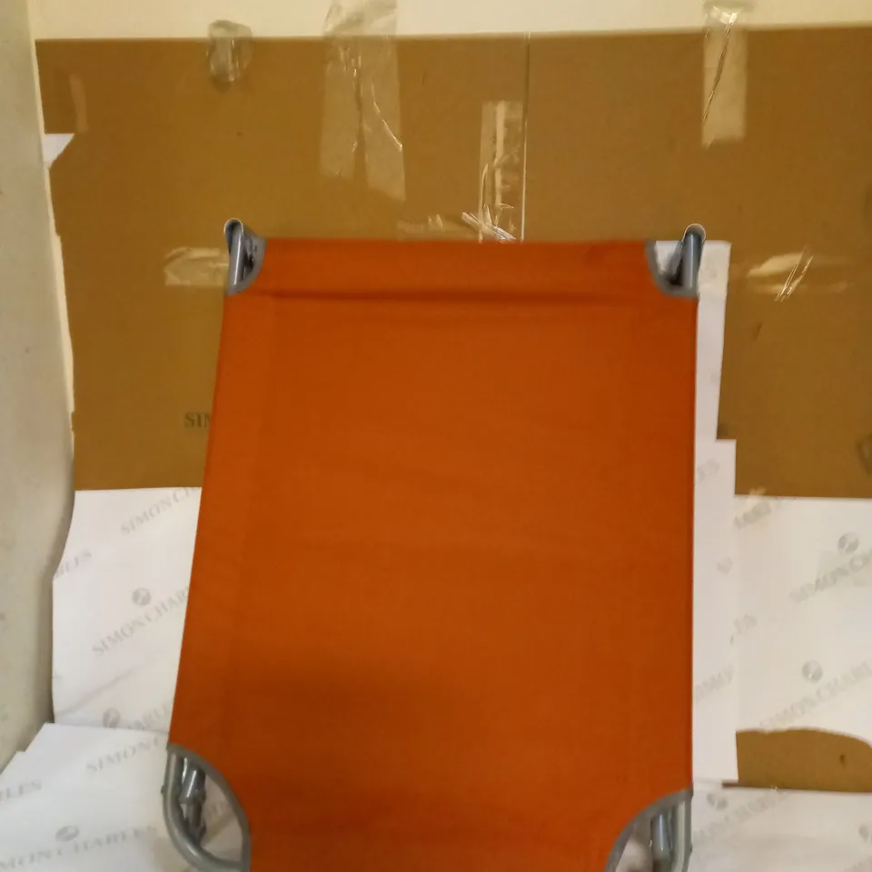 HAWAII SUNLOUNGER BURNT ORANGE RRP £37.99