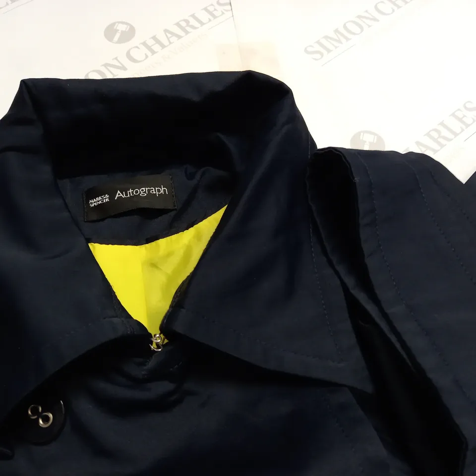 AUTOGRAPH NAVY JACKET - UK 12