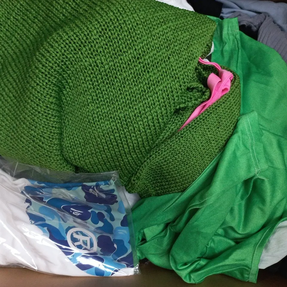 APPROXIMATELY 20 ASSORTED CLOTHING AND FASHION PRODUCTS IN VARIOUS STYLES AND SIZES - COLLECTION ONLY