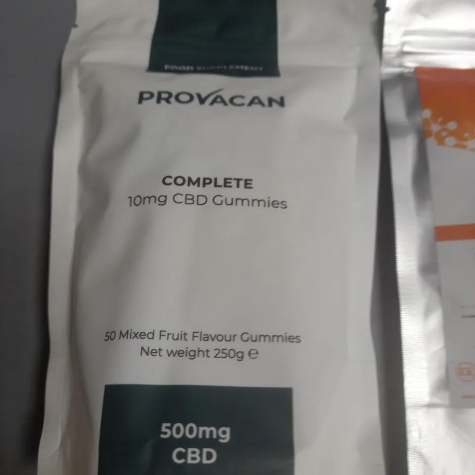 LOT OF 8 ASSORTED FOOD SUPPLEMENTS TO INCLUDE CBD GUMMIES, SEAMOSS COMPLEX, DONG QUAI AND GARCINIA CAMBOGIA