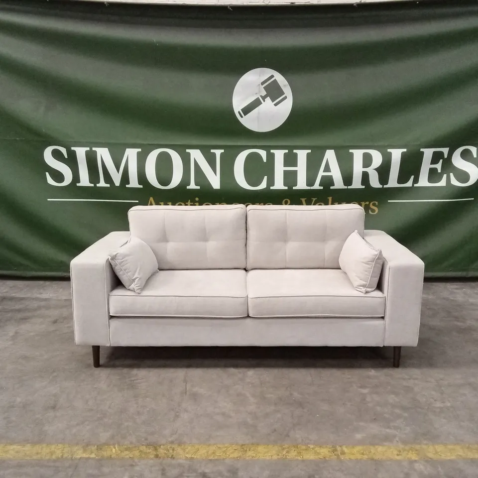 ZENA 3 SEATER FABRIC SOFA - NATURAL RRP £749