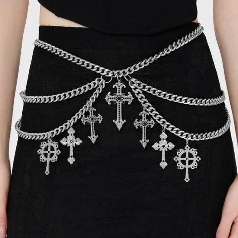 BRAND NEW KILLSTAR CRUCIFIX CHAIN BELT