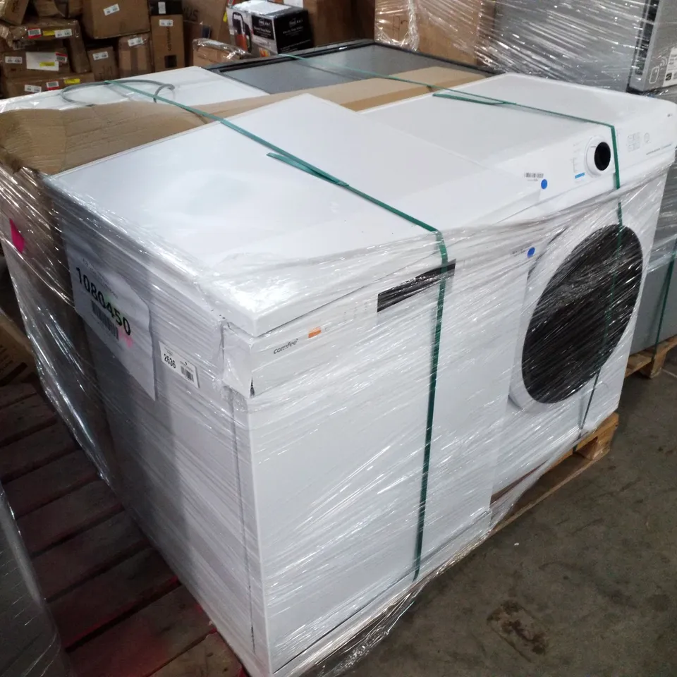 PALLET OF APPROXIMATELY 4 UNPROCESSED RAW RETURN WHITE GOODS TO INCLUDE;