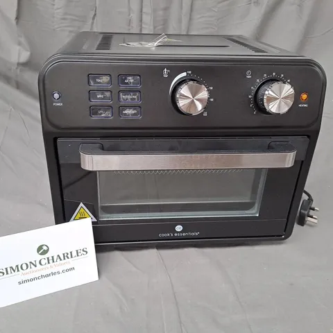 BOXED COOK'S ESSENTIAL 21-LITRE AIRFRYER OVEN IN BLACK
