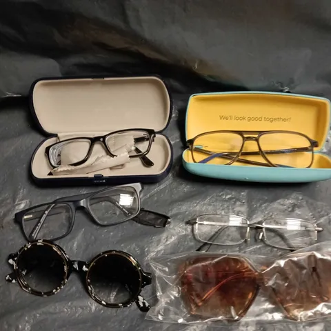 APPROXIMATELY 15 ASSORTED GLASSES/SUNGLASSES IN VARIOUS DESIGNS 