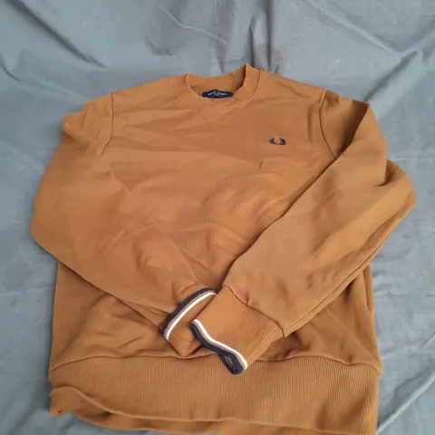FRED PERRY PULLOVER IN BROWN SIZES S