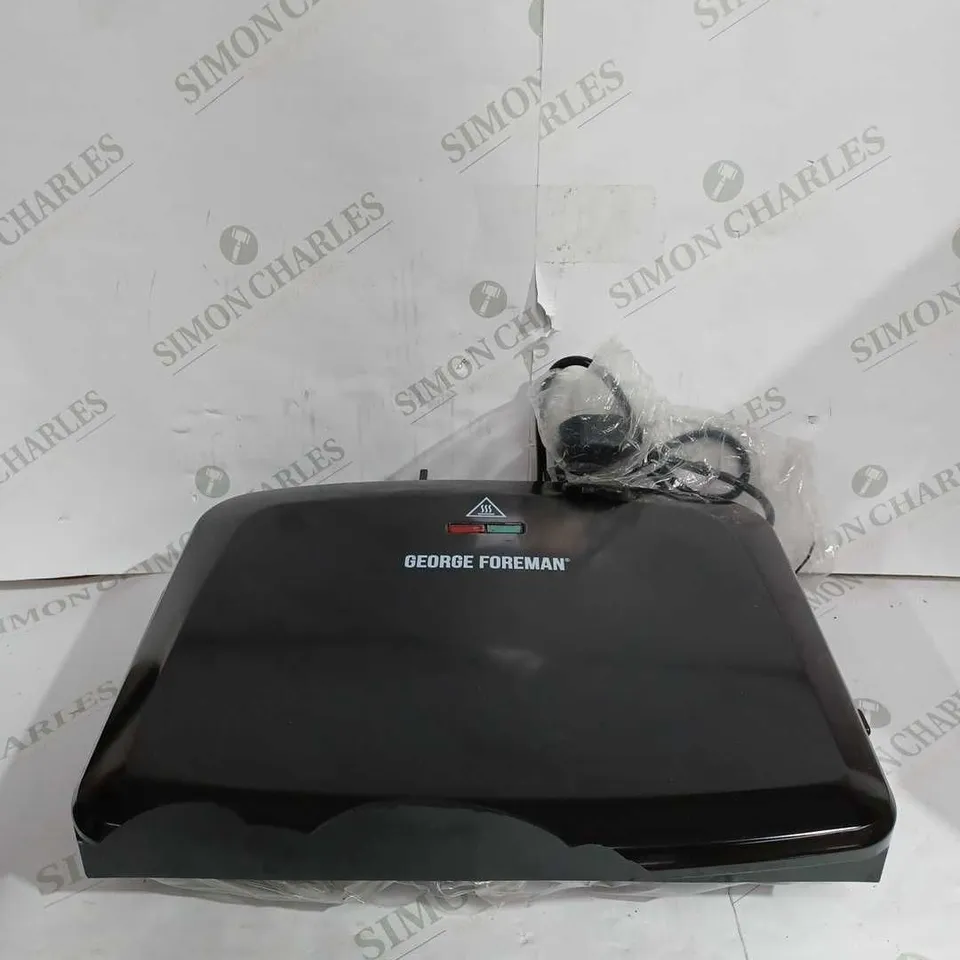 GEORGE FOREMAN MEDIUM REMOVABLE PLATES GRILL, BLACK [24330]