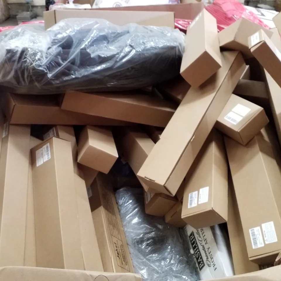 PALLET CONTAINING ASSORTED PRODUCTS INCLUDING LED CEILING LIGHTS, BATH MAT, ADJUSTABLE FURNITURE LEGS & TAKE AWAY LUNCH BOXES