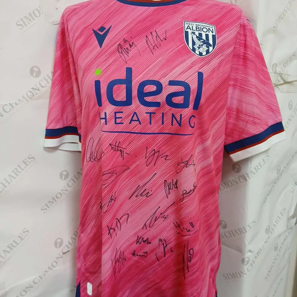 SIGNED MACRON WEST BROM AWAY 24/25 JERSEY - LARGE