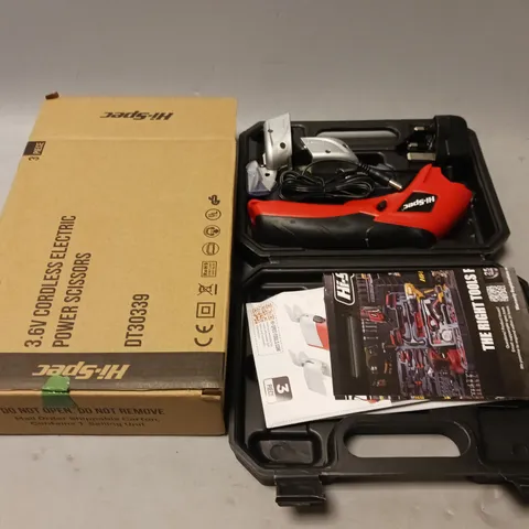 BOXED HI-SPEC 3.6V CORDLESS ELECTRIC POWER SCISSORS