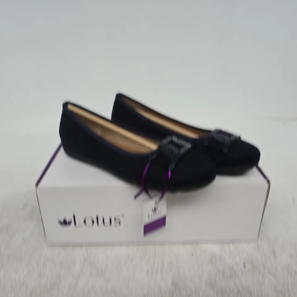 LOTUS ELENI NAVY SIZE 36 SHOES BOXED
