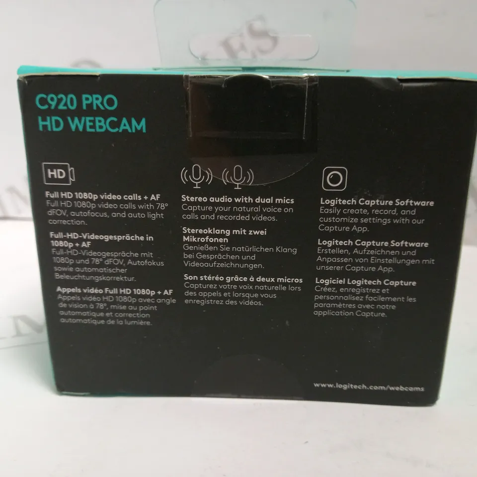 SEALED LOGITECH C920 PRO HD WEBCAM