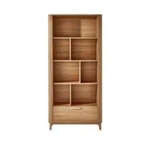 BOXED GRADE 1 CARINA BOOKCASE IN OAK - 2 BOXES