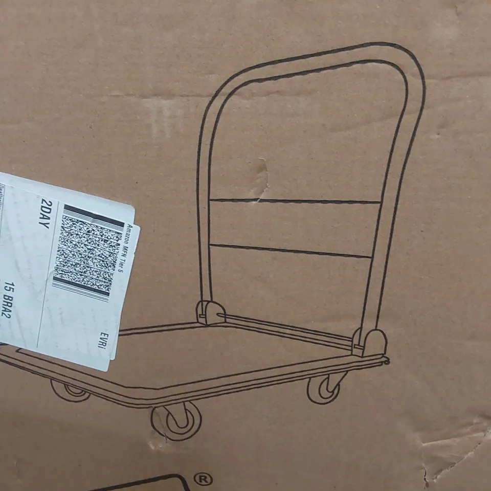 BOXED NEO PLATFORM HAND TROLLEY - GREY (1 BOX)