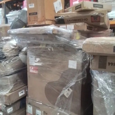 PALLET OF ASSORTED HOUSEHOLD GOODS AND PRODUCTS TO INCLUDE; FILING CABINET,STORE OTTOMAN BOX,SHOE BOX