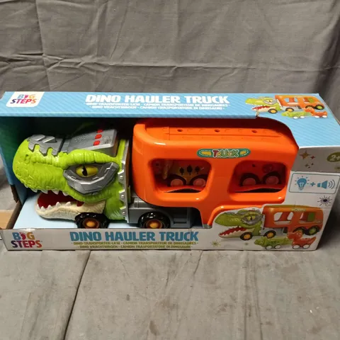 BOXED BIG STEPS DINO HAULER TRUCK