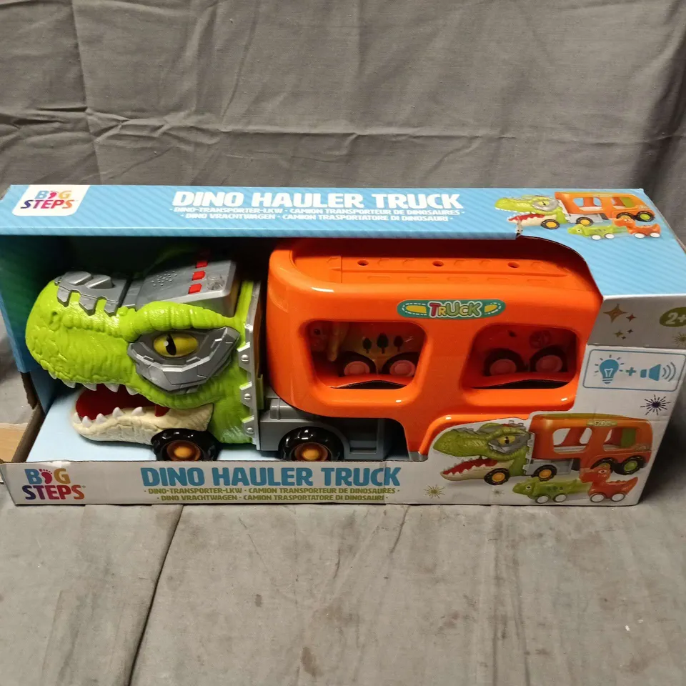 BOXED BIG STEPS DINO HAULER TRUCK