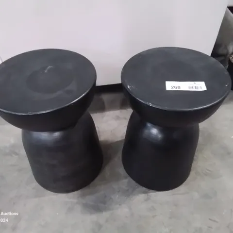 QUALITY EX-SHOWROOM PAIR OF STOOLS