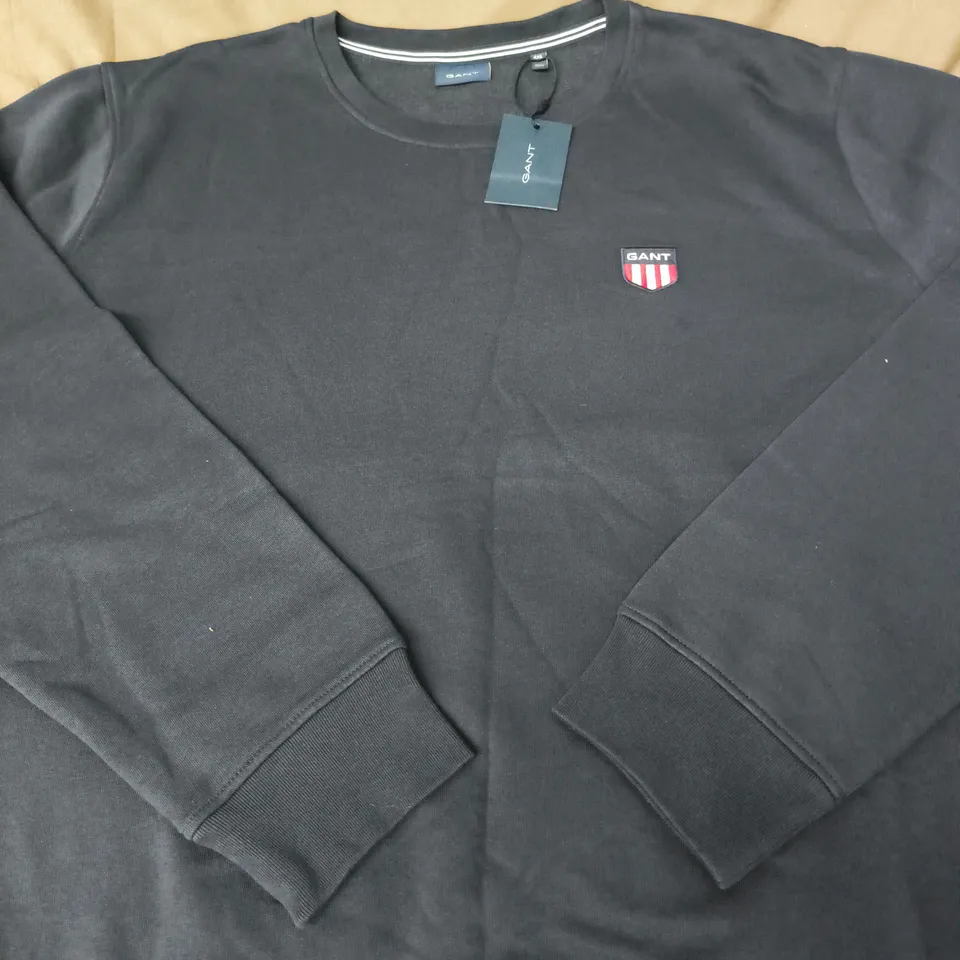 GANT SHEILD LOGO JUMPER - NAVY - 4XL