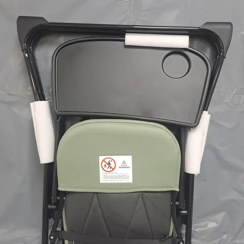 BOXED FLIP MAGIC FOLDABLE HIGH CHAIR IN PEARL GREY