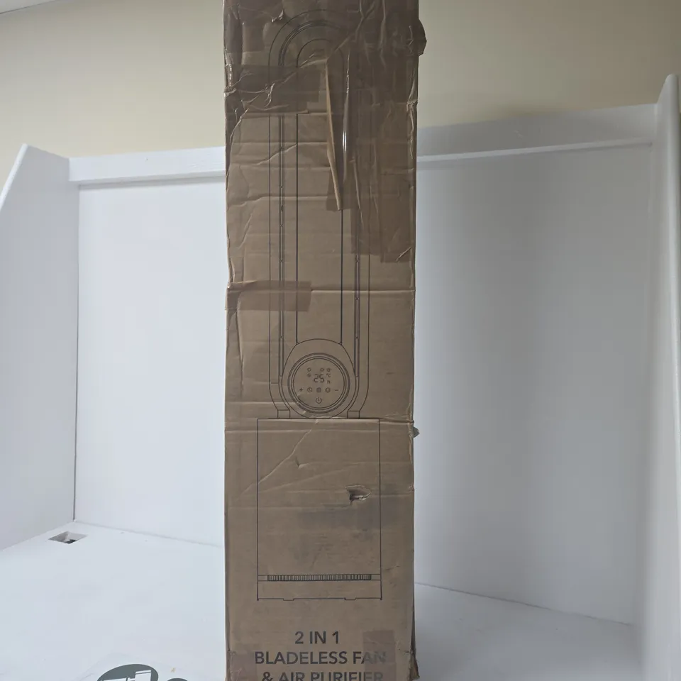 2-IN-1 BLADELESS FAN & AIR PURIFIER – BOXED