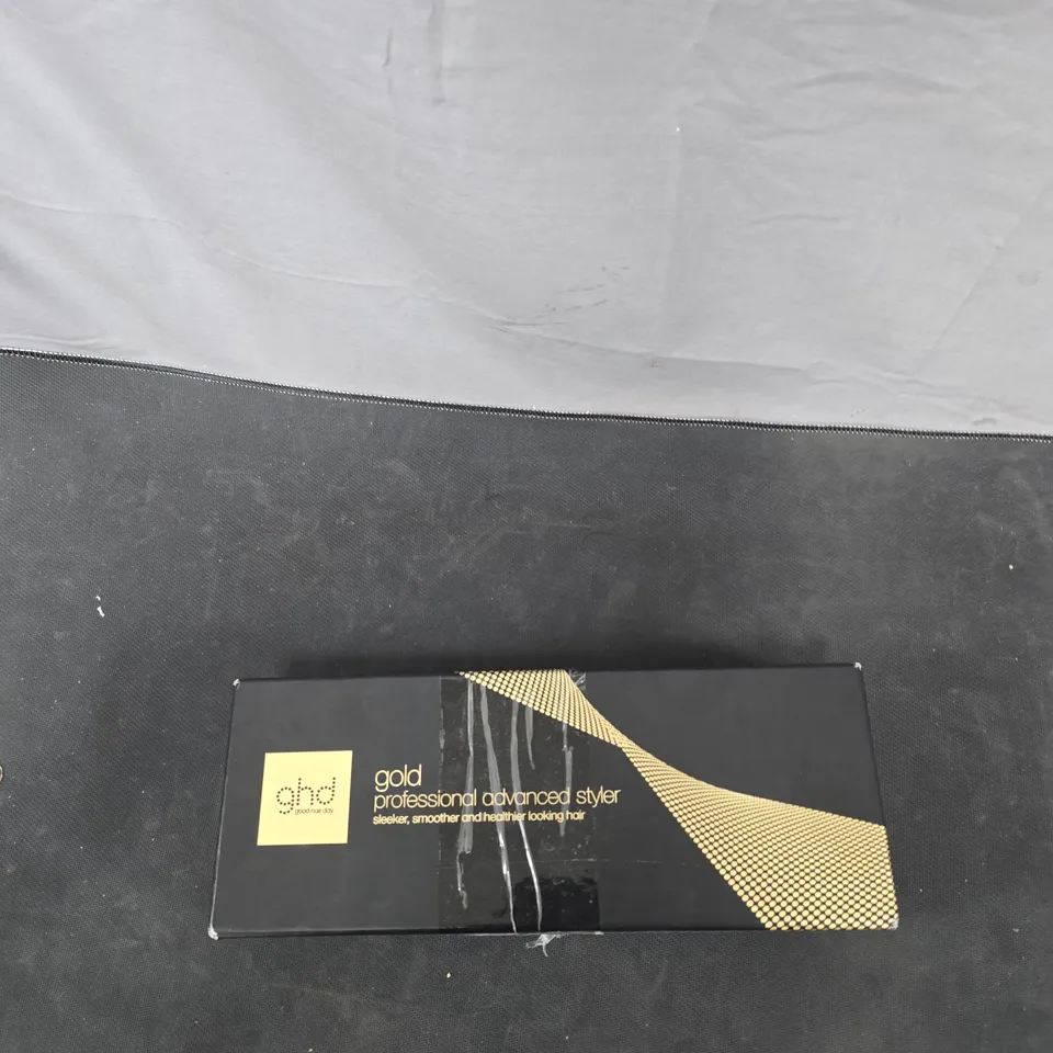 GHD GOLD PROFESSIONAL ADVANCED STYLER HAIR STRAIGHTENER – BOXED