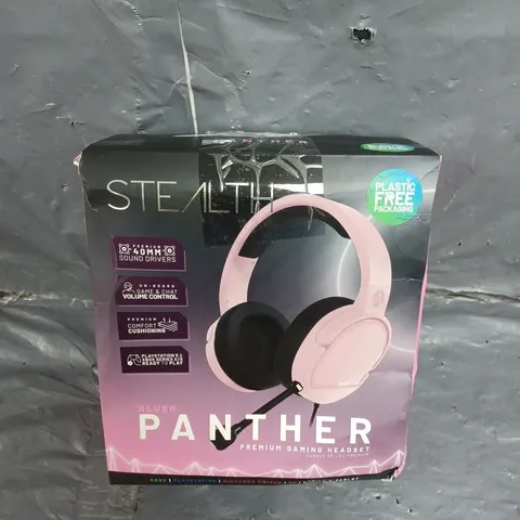 STEALTH PANTHER PERFORMANCE GAMING HEADSET FOR XBOX, PS4/PS5, SWITCH, PC - BLACK