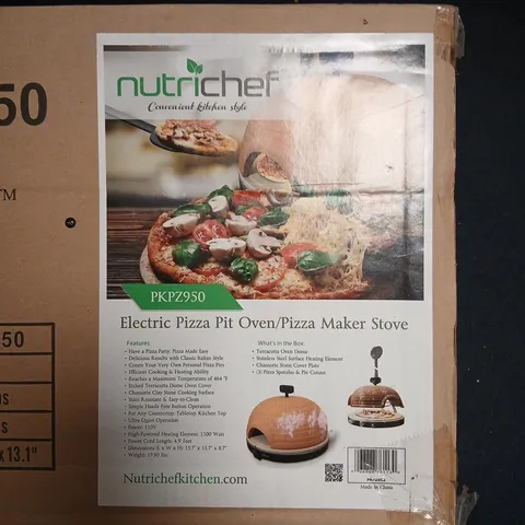 NUTRICHEF ELECTRIC PIZZA OVEN / PIZZA MAKER STOVE PKPZ950