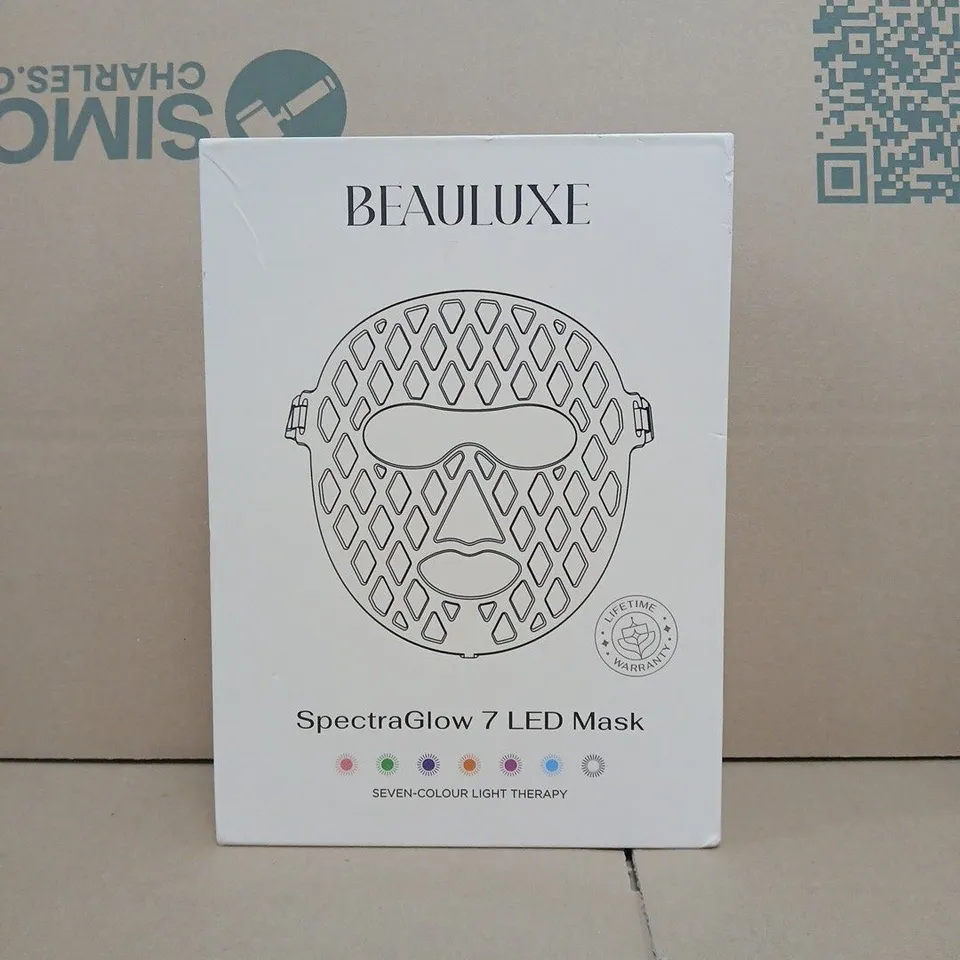 BOXED BEAULUXE SPECTRA GLOW 7 LED MASK