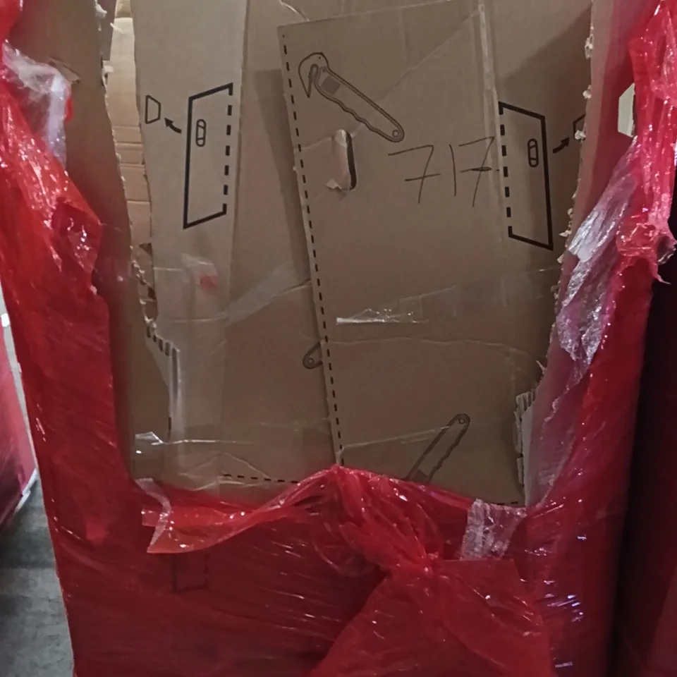 PALLET OF ASSORTED HOUSEHOLD GOODS AND PRODUCTS TO INCLUDE; BALANCE BIKE, BEACH TENT, PRINTER, ESPRESSO MACHINE, BOXED FURNITURE ETC