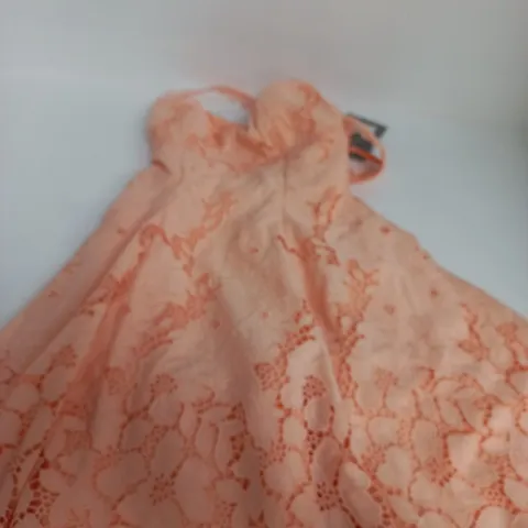 HOUSE OF CB ISLA PEACH LACE DRESS β SIZE M