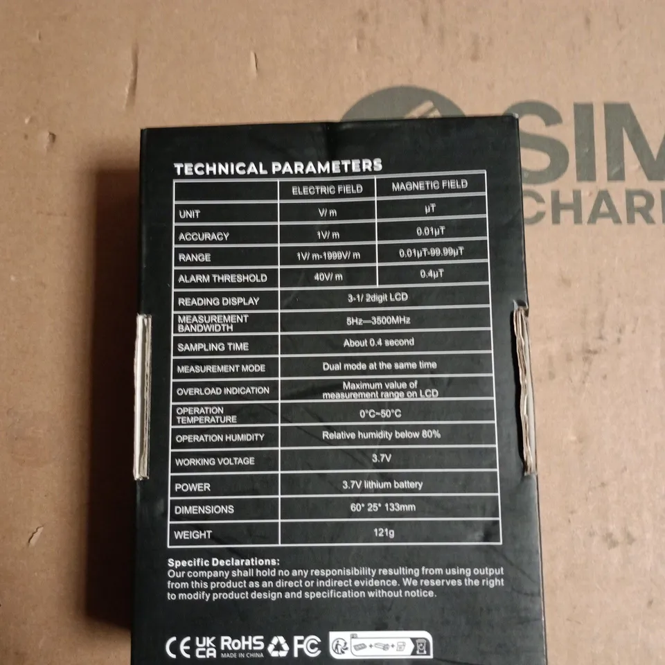 ERICKHILL EMF TESTER – MODEL RT-100