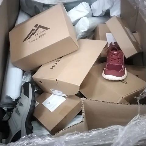 PALLET TO CONTAIN A LARGE QUANTITY OF; MENS AND WOMENS FASHION, FOOTWEAR, ETC