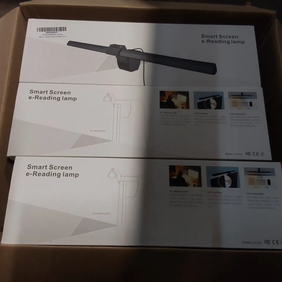 BOX OF APPROXIMATELY 17x SMART SCREEN E-READING LAMPS (1 BOX[