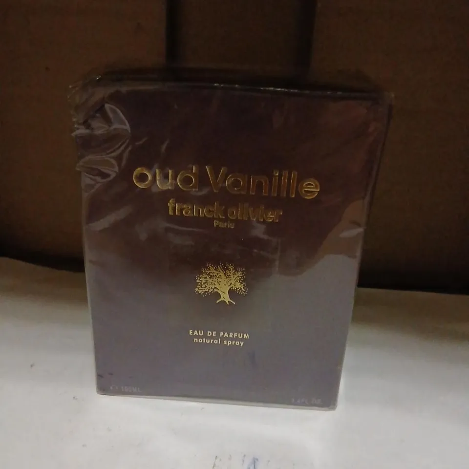BOXED AND SEALED OUD VANILLE FRANCK OLIVIER PARIS EAU DE PARFUM 100ML