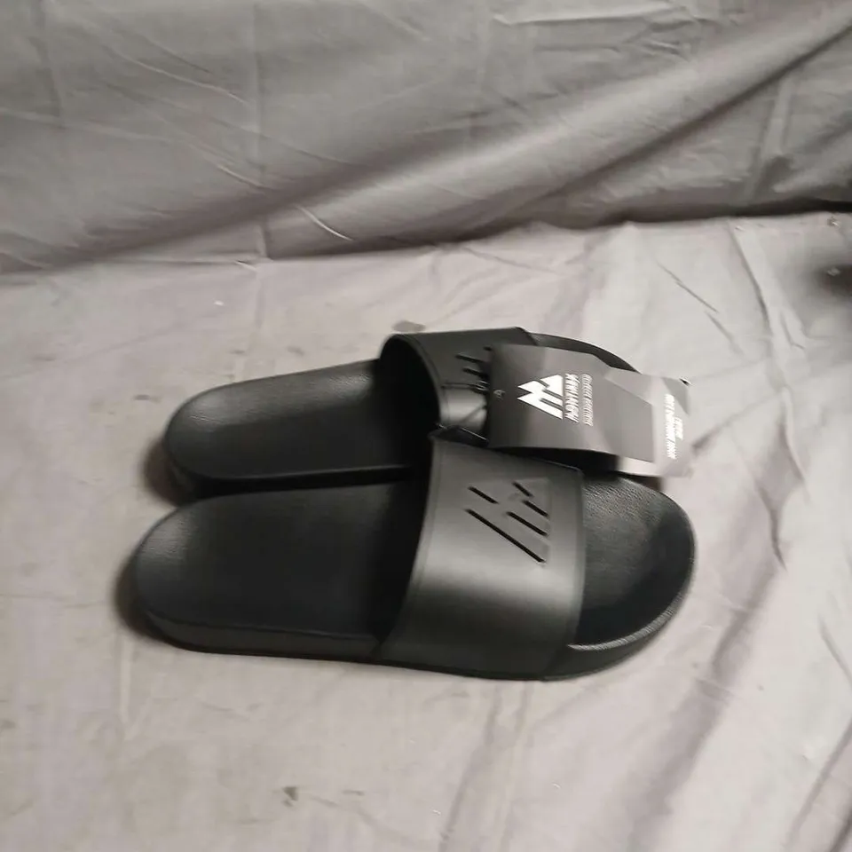 MONTREX BLACK SLIDE SANDALS – size uk 9