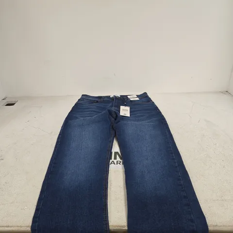 THREADBARE MENS JEAN STRAIGHT FIT CANTERBURY 32L TAGGED