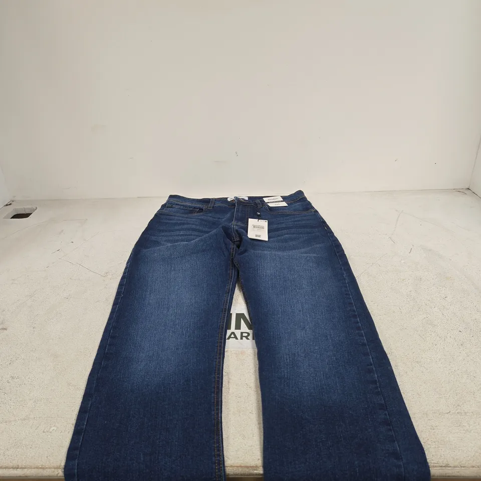 THREADBARE MENS JEAN STRAIGHT FIT CANTERBURY 32L TAGGED