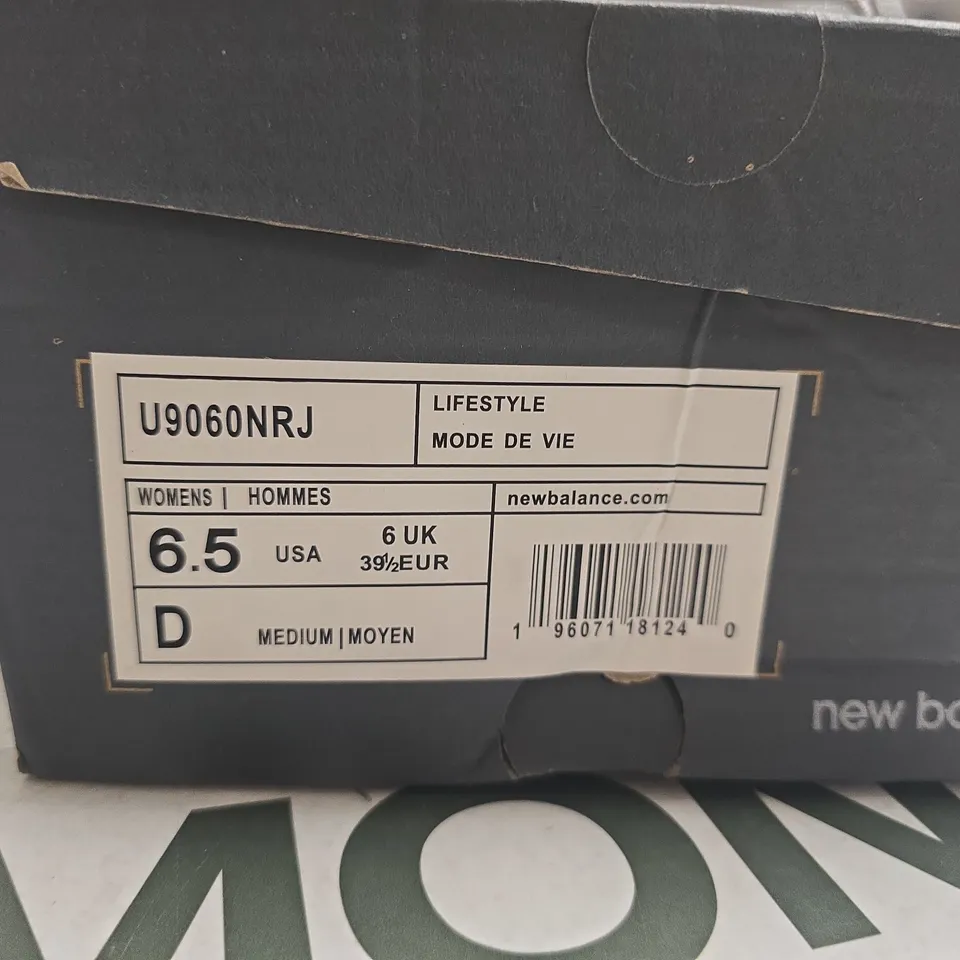 BOXED PAIR OF NEW BALANCE 9060 LIFESTYLE SNEAKERS – WHITE, WOMEN'S UK 6
