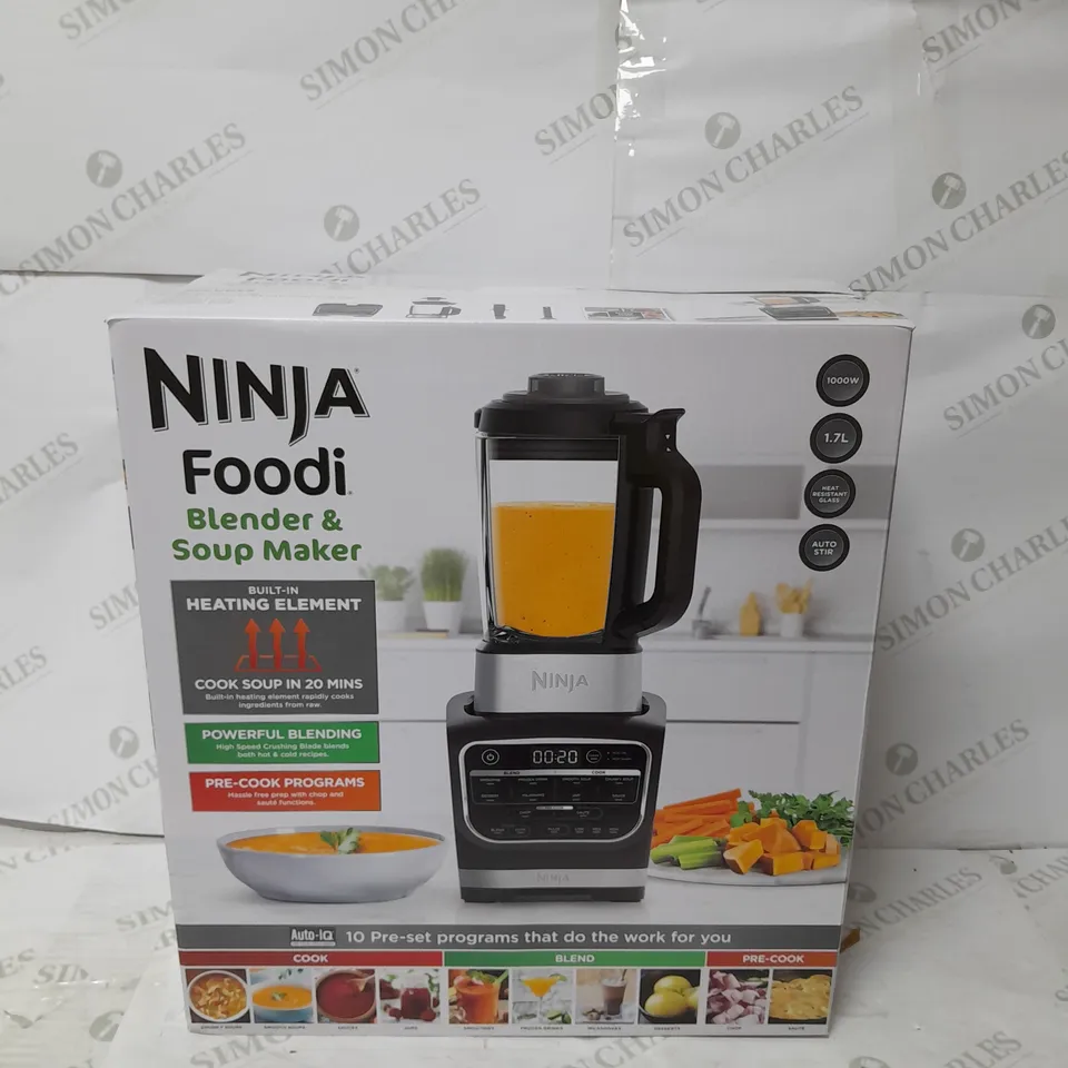 BOXED NINJA FOODI BLENDER & SOUP MAKER HB150UK