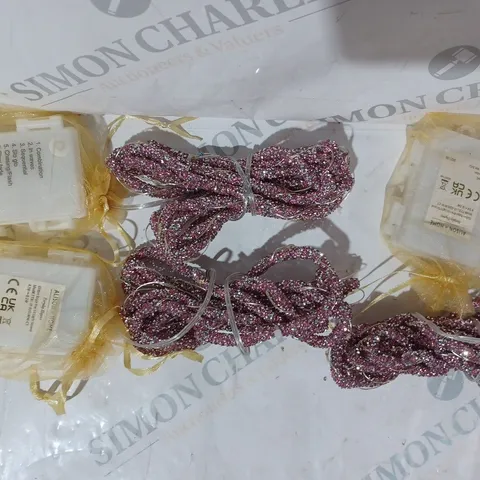 OUTLET ALISON CORK 2M INDOOR/OUTDOOR PRE-LIT GLITTER ROPE STRANDS