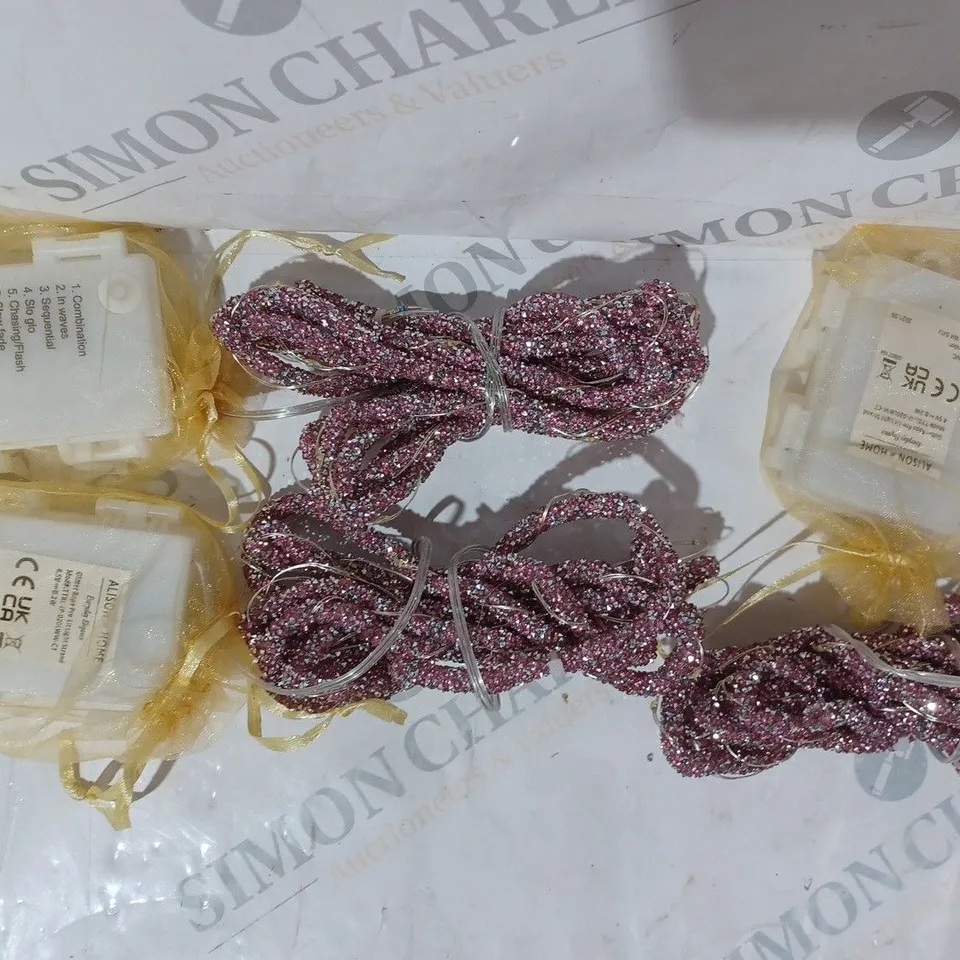 OUTLET ALISON CORK 2M INDOOR/OUTDOOR PRE-LIT GLITTER ROPE STRANDS