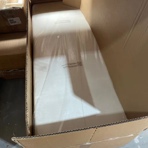 ALISON AND HOME VEVLET STORAGE OTTOMAN CREAM / COLLECTION ONLY
