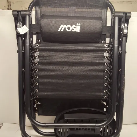 MOSI FOLDABLE OUTDOOR GARDEN CHAIR β BLACK FABRIC