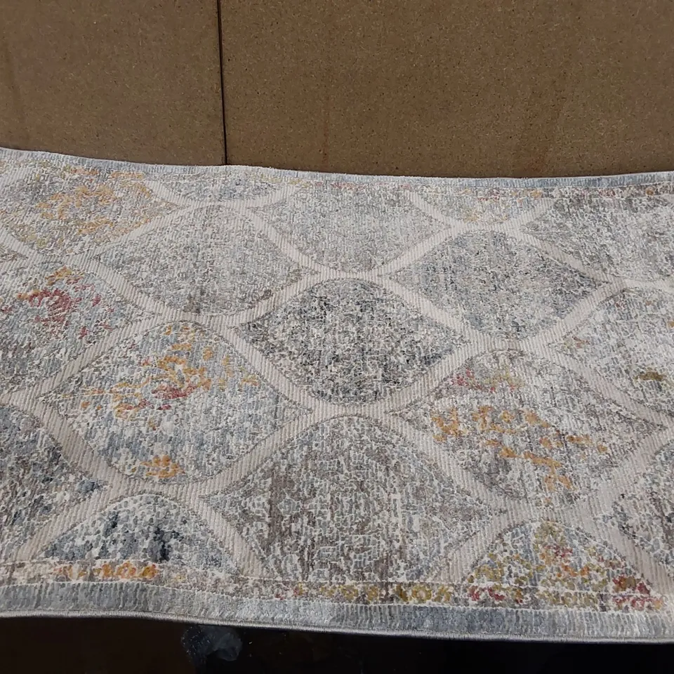 BRAND NEW PACO HOME PANDORA 323 AREA RUG IN GREY (80x150cm)