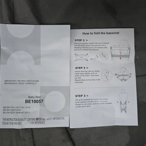 BOXED UNBRANDED BE10057 BABY BED