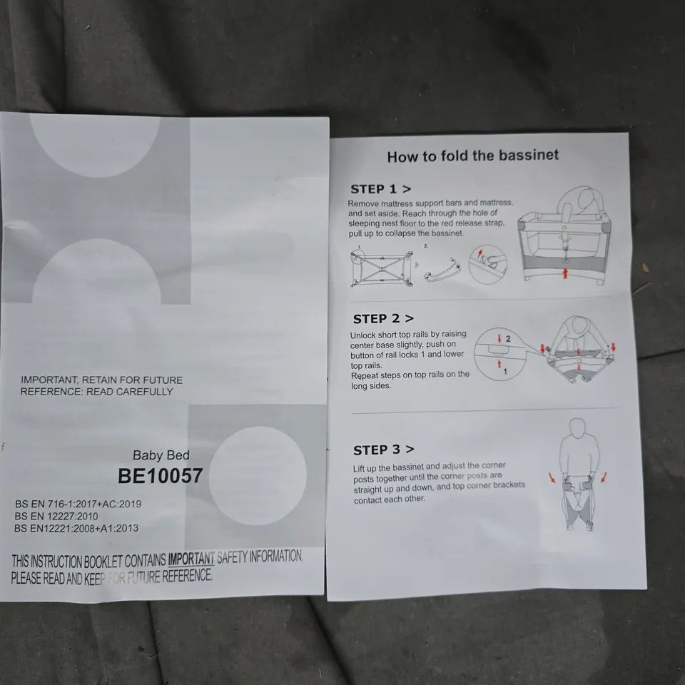 BOXED UNBRANDED BE10057 BABY BED