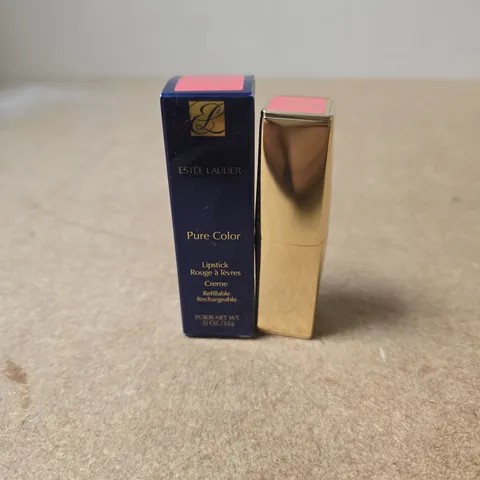BOXED ESTEE LAUDER PURE COLOR LIPSTICK CREME 260 ECCENTRIC (3.5G)
