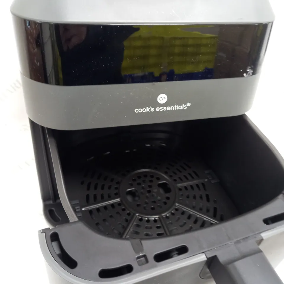 BOXED COOK'S ESSENTIALS 5.8L AIR FRYER IN SLATE GREY