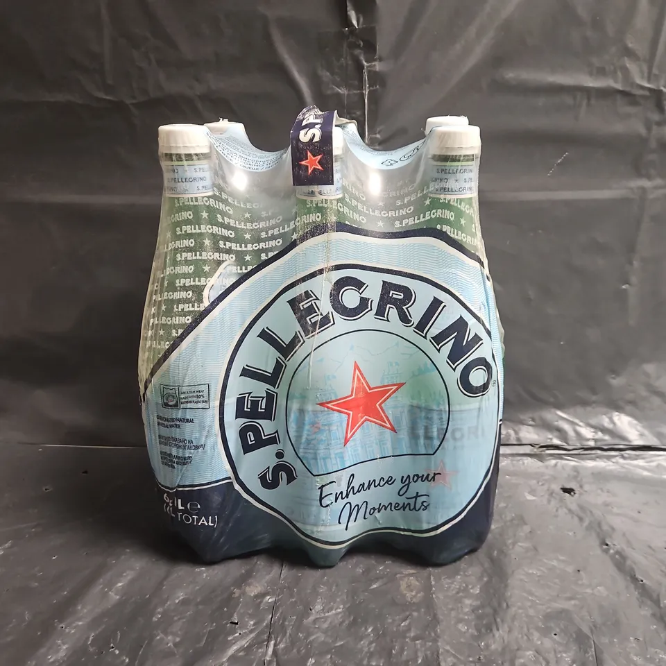 SAN PELLEGRINO SPARKLING MINERAL WATER MULTIPACK (1L BOTTLES)